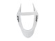 Kawasaki ZX6R Motorrad Verkleidung 2003-2004 - Weiss Schwarz Aufkleber