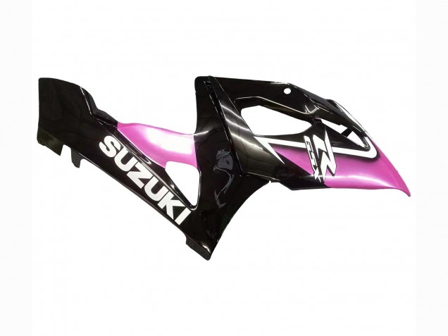 Suzuki GSXR 1000 Motorrad Verkleidung 2005-2006 - Glanzendes Schwarz Rosa