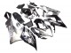 Suzuki GSXR 1000 Motorrad Verkleidung 2005-2006 - Glanzendes Schwarz Grau