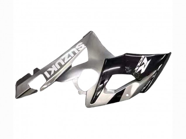 Suzuki GSXR 1000 Motorrad Verkleidung 2005-2006 - Glanzendes Schwarz Grau