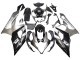 Suzuki GSXR 1000 Motorrad Verkleidung 2005-2006 - Glanzendes Schwarz Grau