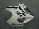 Suzuki GSXR 1300 Hayabusa Motorrad Verkleidung 1996-2007 - Weiss Schwarz Corona