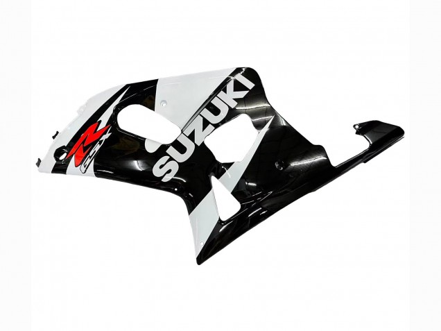 Suzuki GSXR 600 / GSXR 750 Motorrad Verkleidung 2001-2003 - Weiss Glanzendes Schwarz Rot