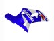 Suzuki GSXR 600 / GSXR 750 Motorrad Verkleidung 2001-2003 - Weiss Blau Glanzendes Schwarz Rot