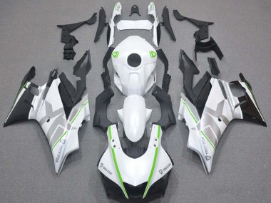 Yamaha YZF R3/R25 Motorrad Verkleidung 2019-2021 - Weiss Grun Silber Schwarz