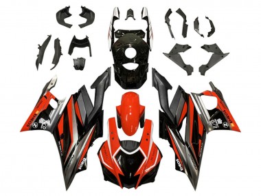Yamaha YZF R3/R25 Motorrad Verkleidung 2019-2021 - Rot Grau Schwarz ENEOS
