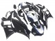 Yamaha YZF R3/R25 Motorrad Verkleidung 2022-2024 - Schwarzer Carbonfaser Stil Silberblau