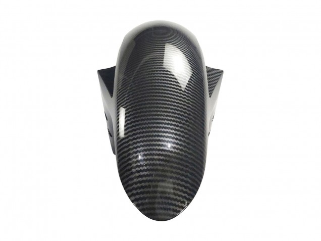 Yamaha YZF R3/R25 Motorrad Verkleidung 2022-2024 - Schwarzer Carbonfaser Stil Silberblau