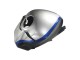 Yamaha YZF R3/R25 Motorrad Verkleidung 2022-2024 - Schwarzer Carbonfaser Stil Silberblau