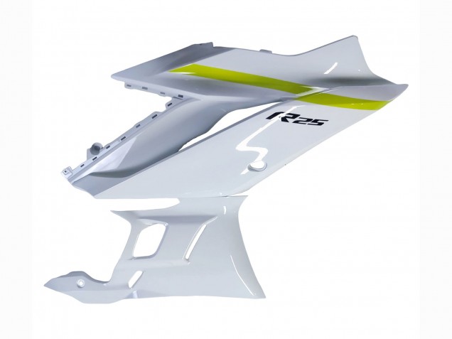 Yamaha YZF R3/R25 Motorrad Verkleidung 2022-2024 - Weiss Gelb Schwarz