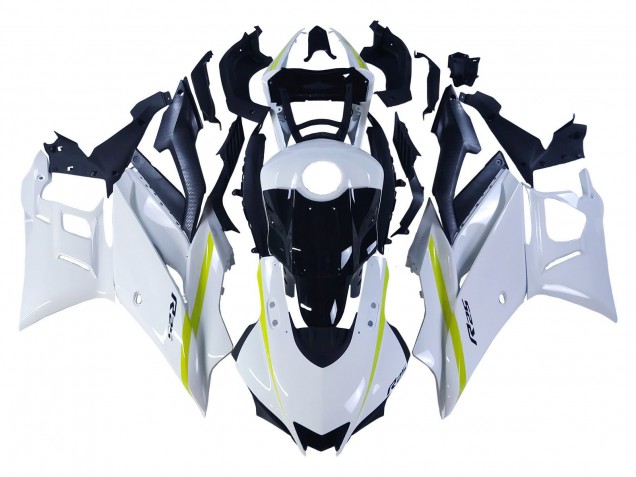 Yamaha YZF R3/R25 Motorrad Verkleidung 2022-2024 - Weiss Gelb Schwarz