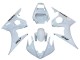 Yamaha YZF R6 Motorrad Verkleidung 2003-2004 - Weiss Schwarz Aufkleber