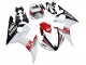 Yamaha YZF R6 Motorrad Verkleidung 2003-2004 - Weiss Rot Glanzendes Schwarz Motul