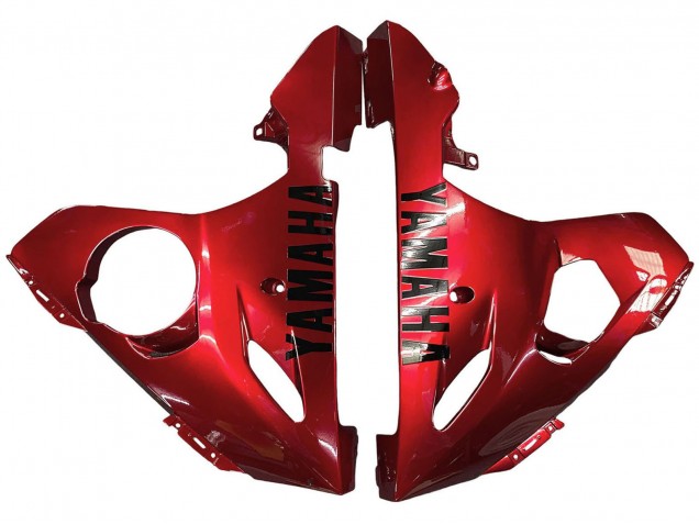 Yamaha YZF 600 R6 Motorrad Verkleidung 2005 - Rot Matt Schwarz