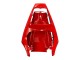 Yamaha YZF 600 R6 Motorrad Verkleidung 2005 - Rot Weiss Glanzendes Schwarz