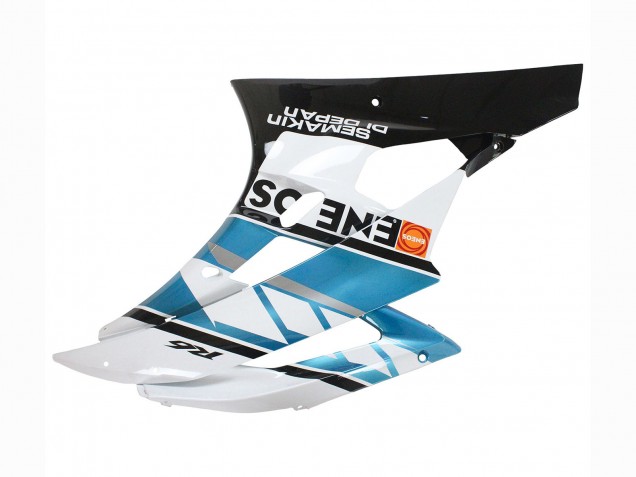 Yamaha YZF 600 R6 Motorrad Verkleidung 2006-2007 - Weiss Blau Schwarz Semakin Didepan ENEOS