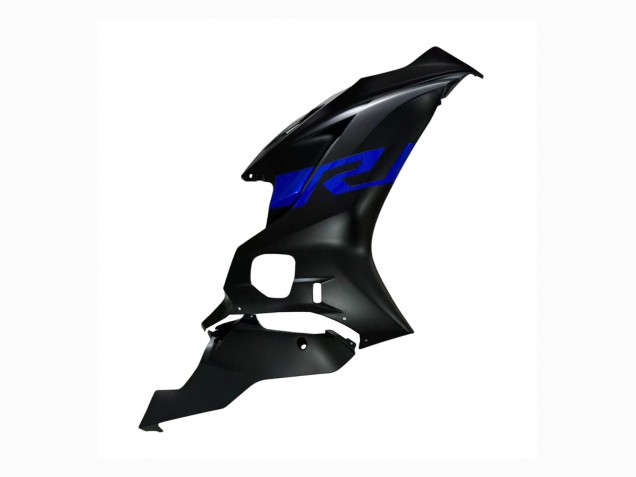 Yamaha YZF 600 R6 Motorrad Verkleidung 2017-2025 - Blau Matt Schwarz
