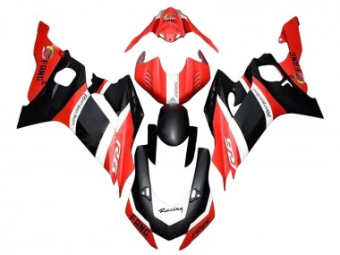 Yamaha YZF 600 R6 Motorrad Verkleidung 2017-2025 - Rot Weiss Matt Schwarz