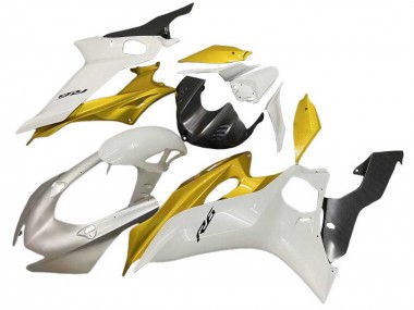 Yamaha YZF 600 R6 Motorrad Verkleidung 2017-2025 - Weiss Gold