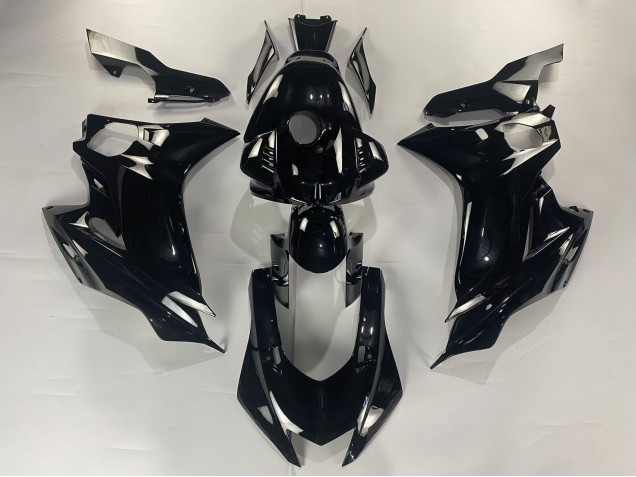 Yamaha YZF 600 R6 Motorrad Verkleidung 2017-2025 - Glanzendes Schwarz