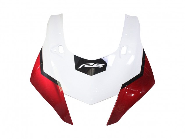 Yamaha YZF 600 R6 Motorrad Verkleidung 2017-2025 - Weiss Rot Schwarz