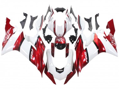 Yamaha YZF 600 R6 Motorrad Verkleidung 2017-2025 - Weiss Rot Schwarz