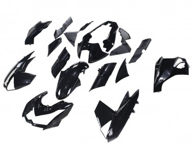 Kawasaki Z1000 Motorrad Verkleidung 2010-2013 - Glanzendes Schwarz