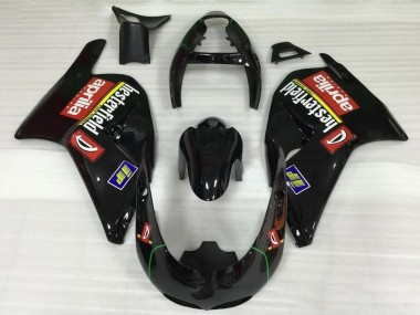 Aprilia RS250 Motorrad Verkleidung 1995-1997 - Glanzendes Schwarz Rot