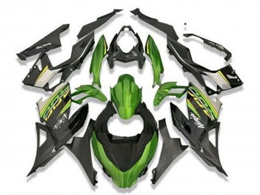 Kawasaki Ninja 400 Motorrad Verkleidung 2018-2024 - Grun Schwarz Grau