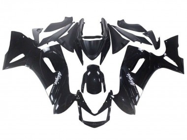 Kawasaki Ninja 650 EX650 Motorrad Verkleidung 2006-2008 - Glanzendes Schwarz Weiss Ninja 650R