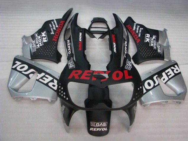 Honda CBR900RR 893 Motorrad Verkleidung 1994-1995 - Silber Matt Schwarz Weiss Rot Repsol