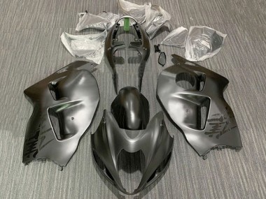 Suzuki GSXR 1300 Hayabusa Motorrad Verkleidung 1996-2007 - Matt Grau Schwarz