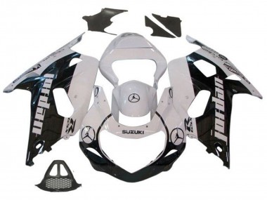 Suzuki GSXR1000 Motorrad Verkleidung 2000-2002 - Weiss Schwarz Jordan