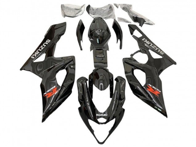 Suzuki GSXR 1000 Motorrad Verkleidung 2005-2006 - Glanzendes Schwarz Rot Grau