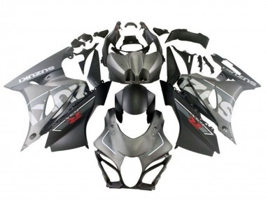 Suzuki GSXR1000 Motorrad Verkleidung 2017-2024 - Matt Silber Matt Schwarz