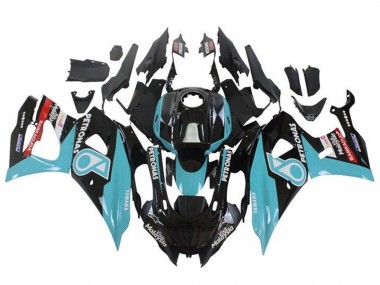 Yamaha YZF R7 Motorrad Verkleidung 2021-2024 - Schwarz Blau Petronas