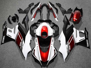 Yamaha YZF R3/R25 Motorrad Verkleidung 2022-2024 - Weiss Rot Schwarz