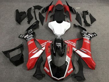 Yamaha YZF 1000 R1 Motorrad Verkleidung 2020-2025 - Rot Weiss Glanzendes Schwarz Sam