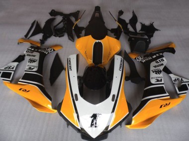 Yamaha YZF 1000 R1 Motorrad Verkleidung 2020-2025 - Orange Weiss Schwarz