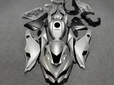 Kawasaki ZX4R ZX-4RR Motorrad Verkleidung 2019-2025 - Silber Schwarz