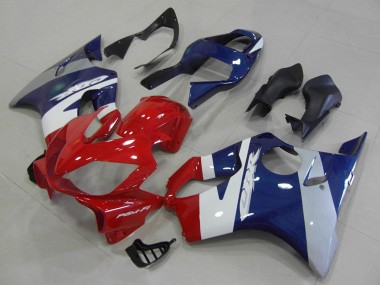 Honda CBR600 F4i Motorrad Verkleidung 2001-2003 - Weiss Blau Rot