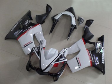 Honda CBR600 F4i Motorrad Verkleidung 2001-2003 - Weiss Rot Glanzendes Schwarz Carrera Lee