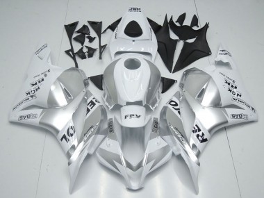 Honda CBR600RR Motorrad Verkleidung 2009-2012 - Weiss Silber Schwarz Repsol