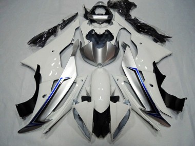 Yamaha YZF R6 Motorrad Verkleidung Kit 2008-2016 - Weiss Blau Schwarz