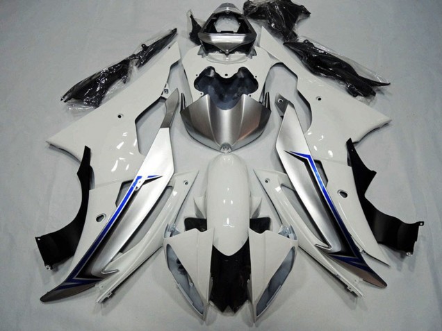 Yamaha YZF R6 Motorrad Verkleidung Kit 2008-2016 - Weiss Blau Schwarz