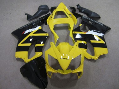 Honda CBR600 F4i Motorrad Verkleidung Kit 2001-2003 - Gelb Glanzendes Schwarz