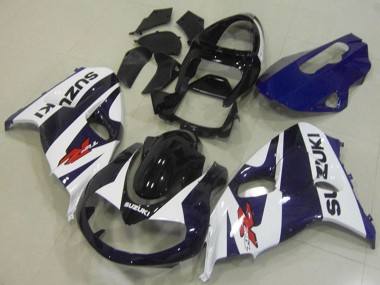 Suzuki TL1000R Motorrad Verkleidung 1998-2003 - Glanzendes Schwarz Weiss Blau Rot