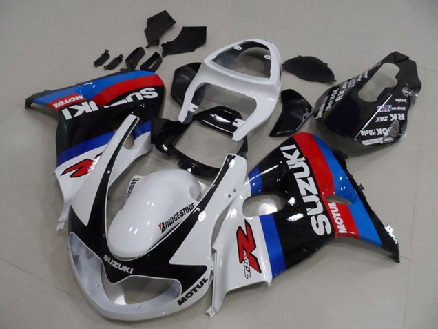Suzuki TL1000R Motorrad Verkleidung 1998-2003 - Weiss Rot Blau Schwarz Motul