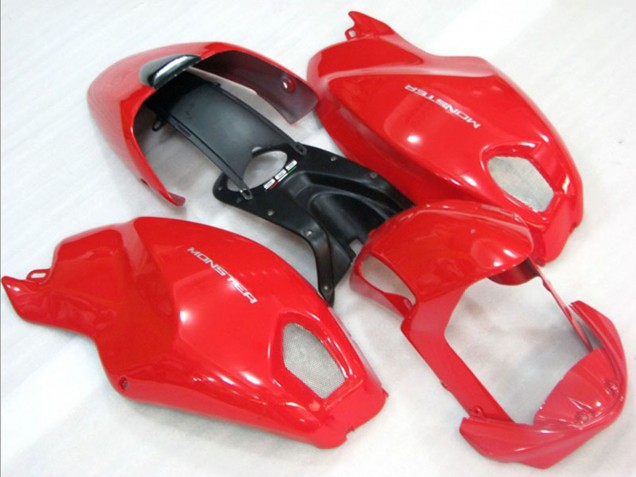 Ducati Monster 696 Motorrad Verkleidung 2008-2012 - Rot Monster