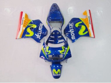 Blau Grün Honda NSR 250 MC28 P4 1994-1996 Motorrad Verkleidungen